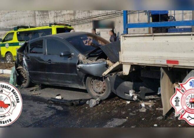 Familia sobrevive a accidente múltiple en la ruta al Pacífico