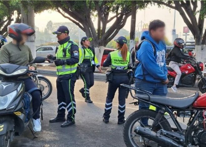 Multas y decomisos durante control vehicular a motocicletas en Villa Nueva