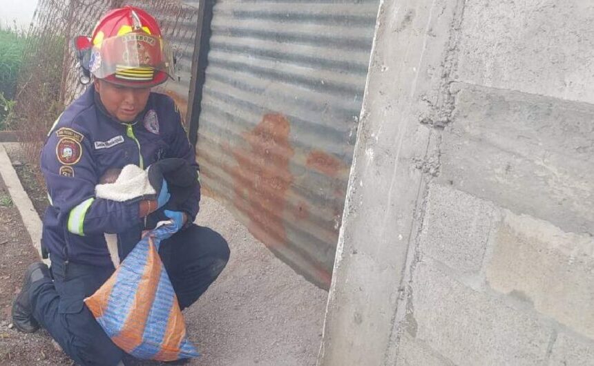 Localizan recién nacida dentro de un morral en aldea Las Lagunas, San Marcos