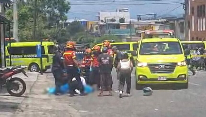 Zona 3: Ataque armado deja dos fallecidos y tres personas heridas