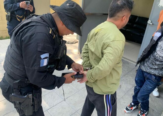 Cuatro integrantes de Banda “El Cachetes” capturados En el kilómetro 22 de la CA-9 Sur, jurisdicción de colonia Linda Vista