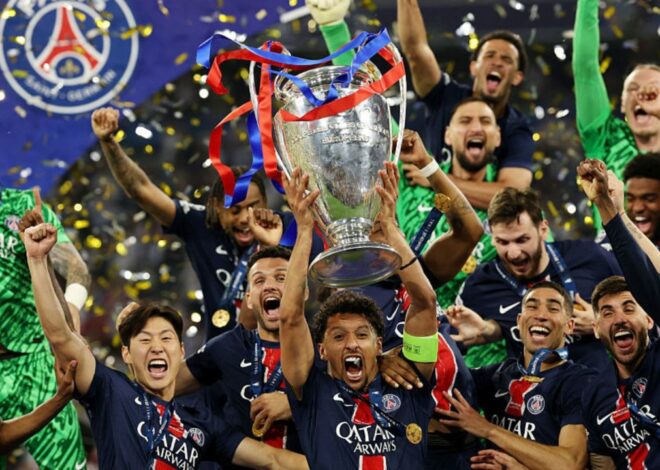 El PSG gana su primer título de la Champions League tras derrotar al Inter de Milán 5-0.