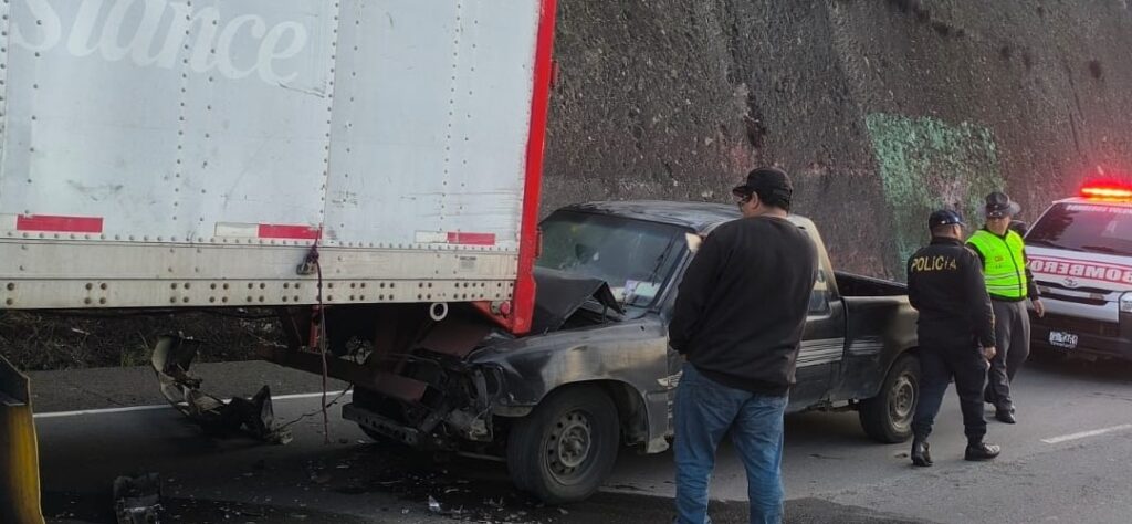 Accidente de tránsito en la ruta a occidente deja a dos personas heridas