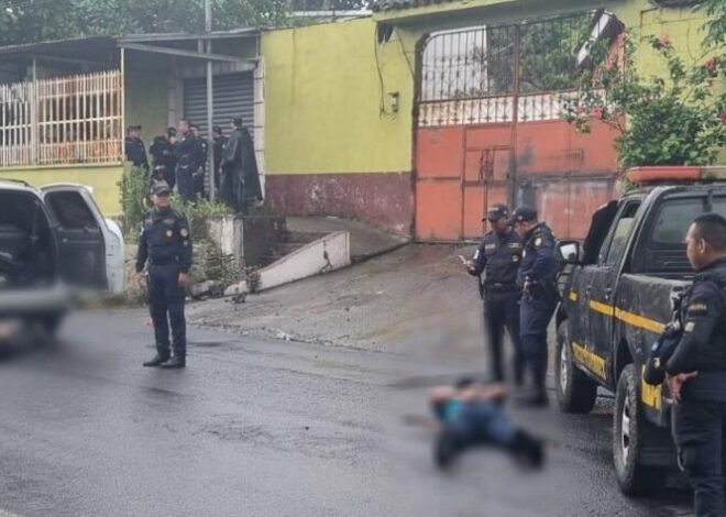 Autoridades capturaron a cuatro presuntos sicarios tras ataque armado en Suchitepéquez