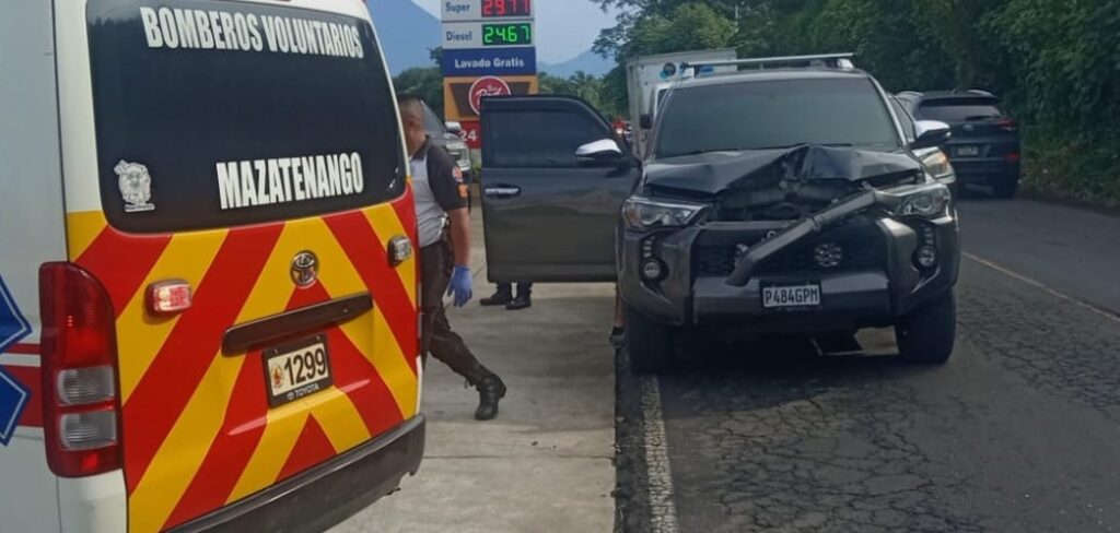 Suchitepéquez: Piloto de vehículo fallece tras ataque armado