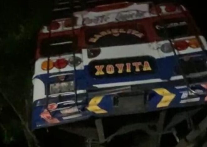 Autobús protagoniza accidente de tránsito en ruta a Chichicastenango