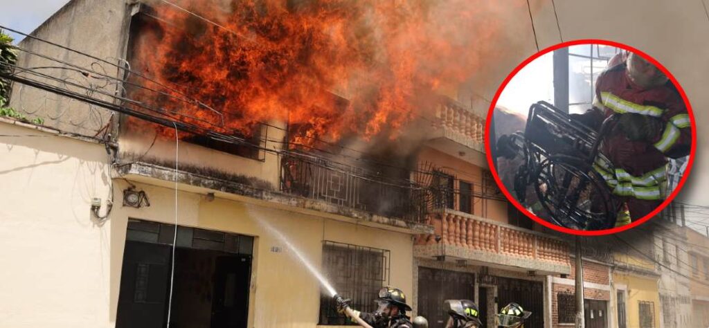 Incendio en asilo de ancianos en zona 1 dejó varios evacuados y afectados por crisis nerviosa