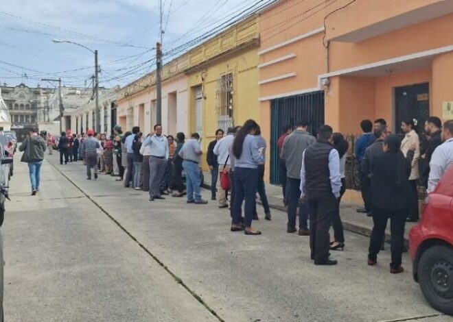Alarma sísmica activa evacuación masiva en edificios de la zona 1 capitalina