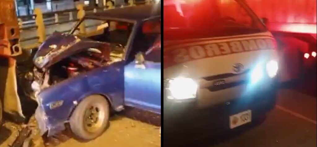 Auto se empotra contra tráiler y deja conductor grave