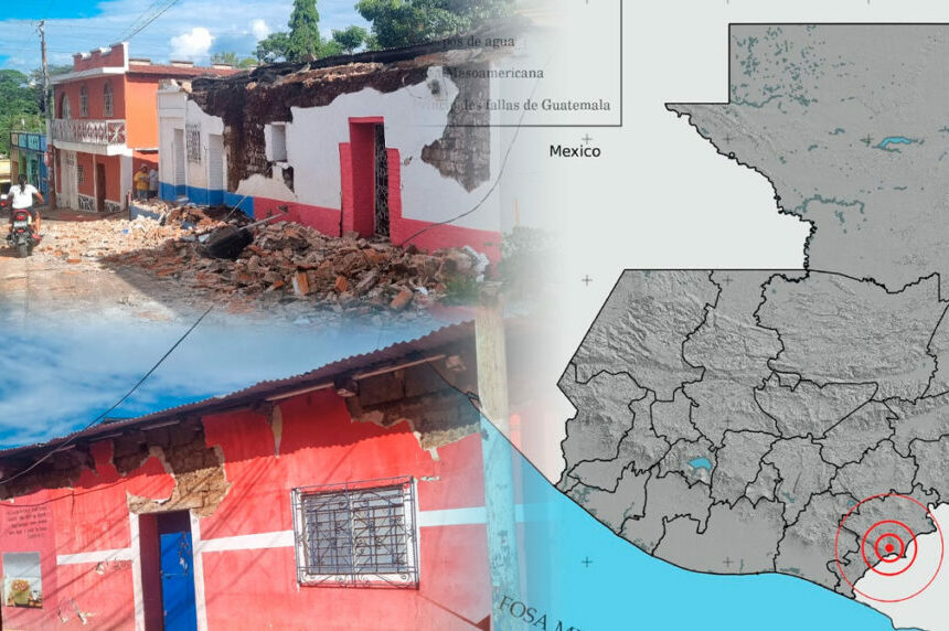 Impactantes imágenes de los daños que los sismos de este martes 29 de julio generaron en Guatemala