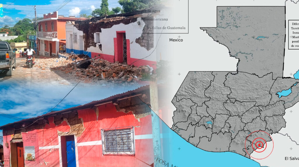 Impactantes imágenes de los daños que los sismos de este martes 29 de julio generaron en Guatemala
