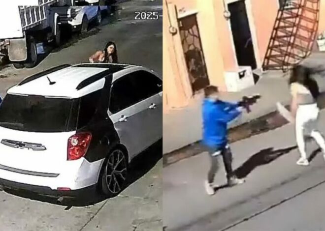 Un hombre asesina a su expareja con un fusil y queda grabado en video en México