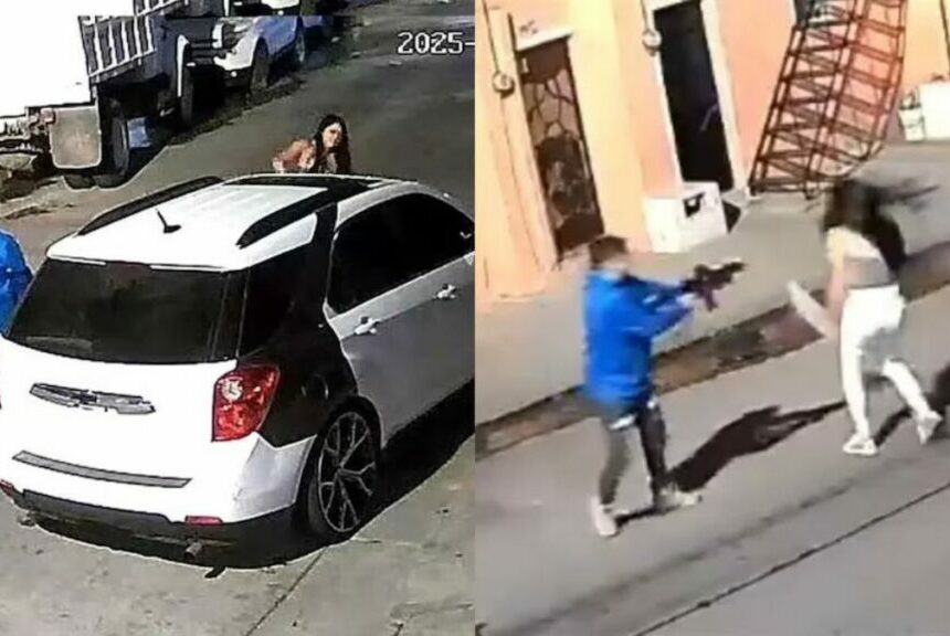 Un hombre asesina a su expareja con un fusil y queda grabado en video en México