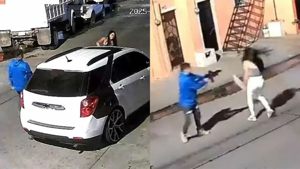 Un hombre asesina a su expareja con un fusil y queda grabado en video en México