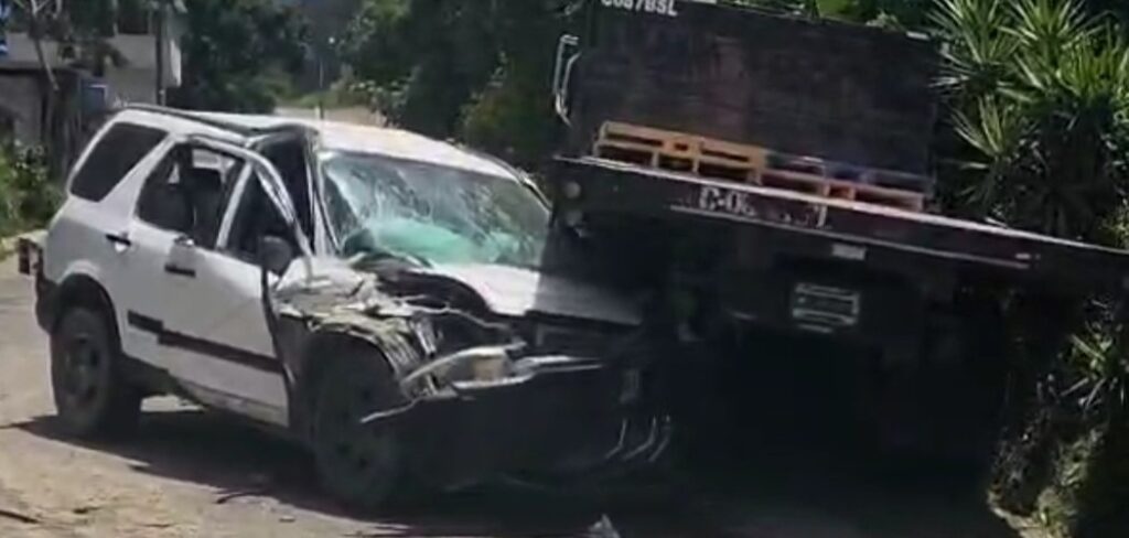 Impactante accidente de tránsito fue reportado en Jalapa