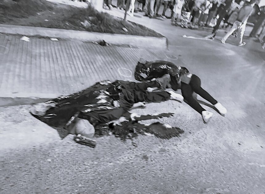 DOS PERSONAS PIERDEN LA VIDA EN LA ENTRADA DE LA PRIMAVERA ZONA 4, DE VILLA NUEVA.