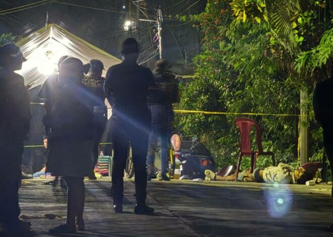 Cinco muertos y ocho heridos tras balacera en velorio el dia de hoy por la madreugada en Retalhuleu