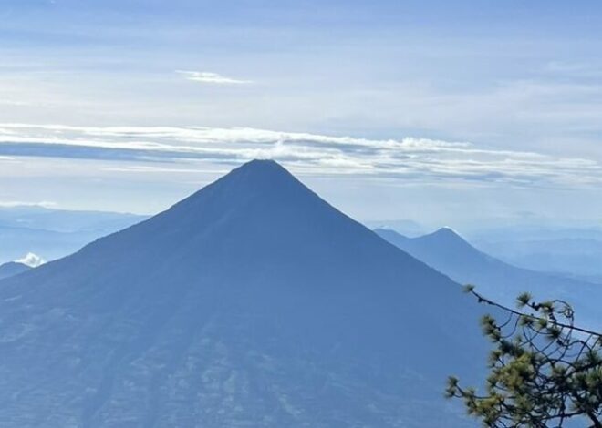 CONRED alerta por posible descenso de lahares en volcán de Agua