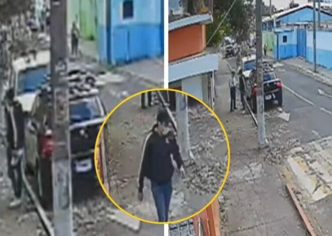 Asaltante huye tranquilamente tras robar mochila en zona 7