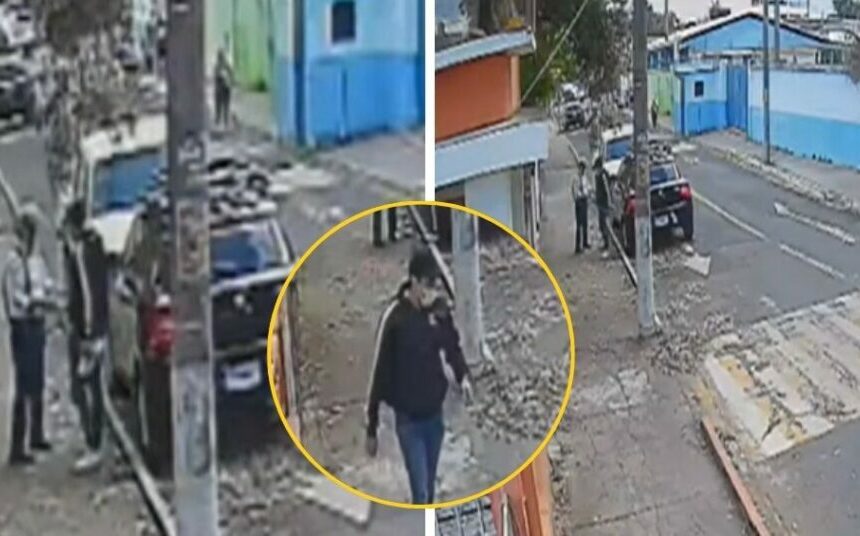 Asaltante huye tranquilamente tras robar mochila en zona 7