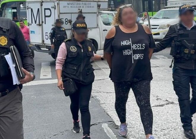 Megaoperativo en zona 1: Capturan a mujer por hurto en centro histórico