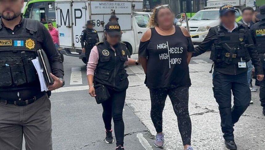 Megaoperativo en zona 1: Capturan a mujer por hurto en centro histórico