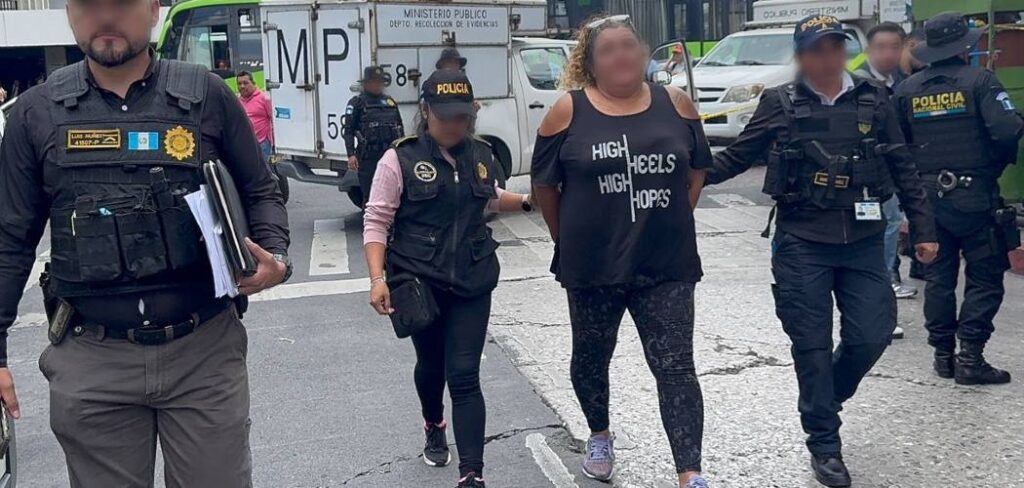 Megaoperativo en zona 1: Capturan a mujer por hurto en centro histórico