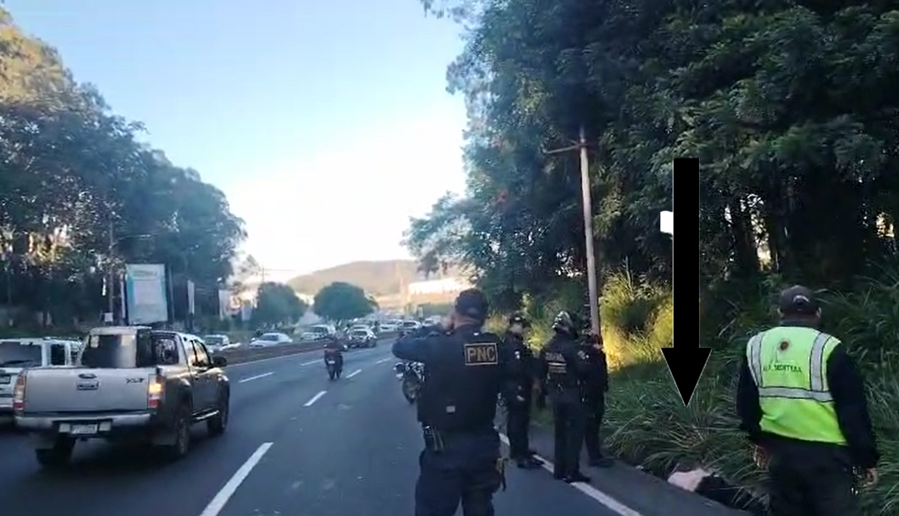 Encuentran a una persona sin vida en el km 20, ruta hacia Amatitlán