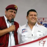 El excandidato a presidente Estuardo Galdámez y Mario Rigoberto Ascencio en el periodo electoral de 2018. (Foto Prensa Libre: HemerotecaPL