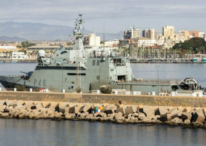 Buque de guerra de España se une a la flotilla de Gaza para dar apoyo en caso de agresión