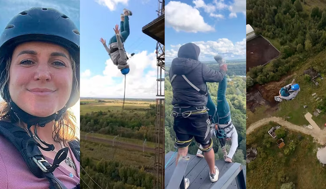 Deportista extrema muere frente a su hijo tras caer de torre
