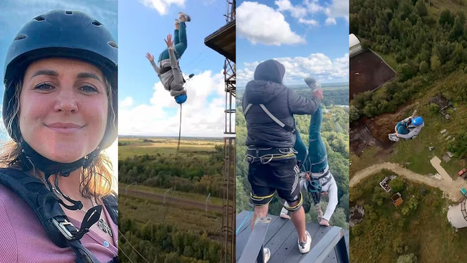 Deportista extrema muere frente a su hijo tras caer de torre