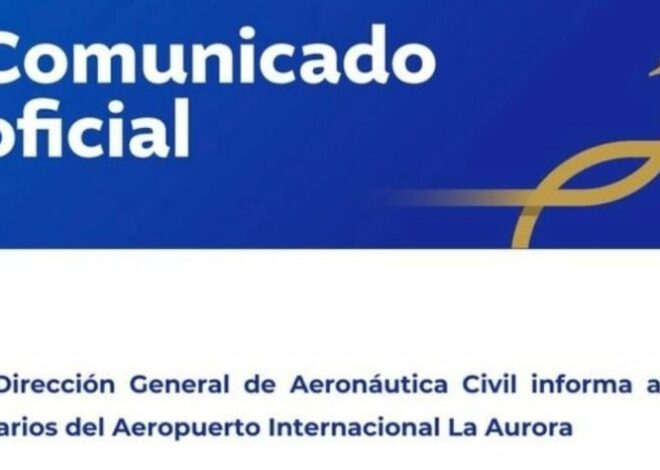 La Dirección Aeronáutica Civil advierte cierre en acceso al aeropuerto La Aurora