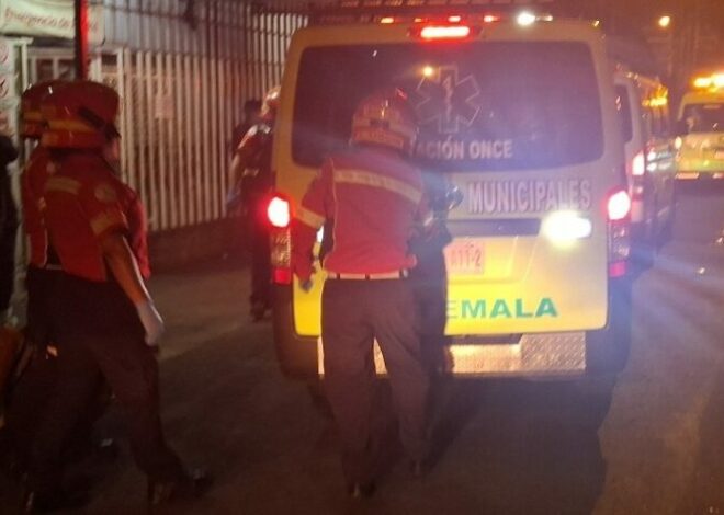Mujer resultó herida tras ataque armado en zona 18