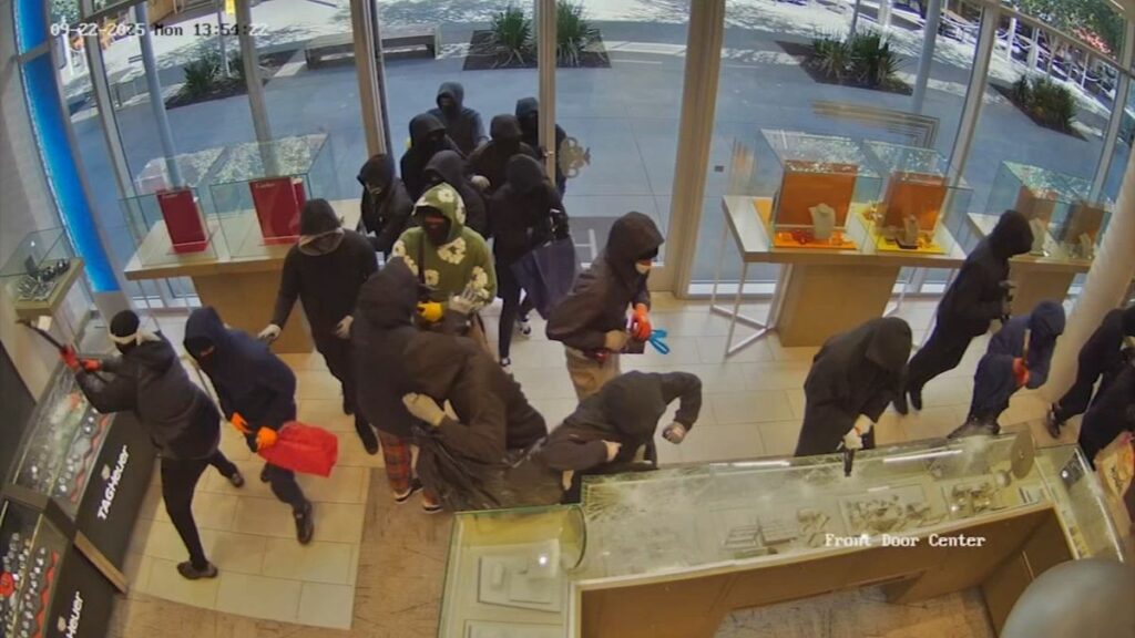 Impactante: Unas 25 personas asaltan joyería en California y roban $1 millón