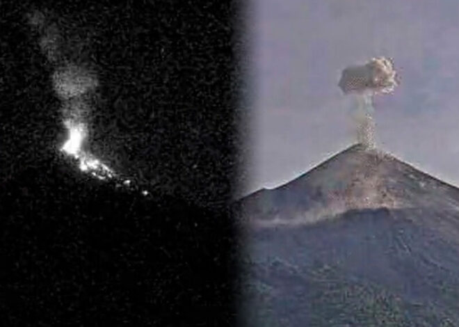 Volcanes Fuego, Santiaguito y Pacaya presentan actividad este lunes 27 de octubre: Insivumeh emite recomendaciones