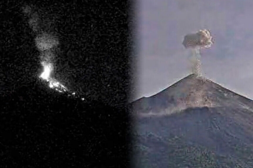 Volcanes Fuego, Santiaguito y Pacaya presentan actividad este lunes 27 de octubre: Insivumeh emite recomendaciones