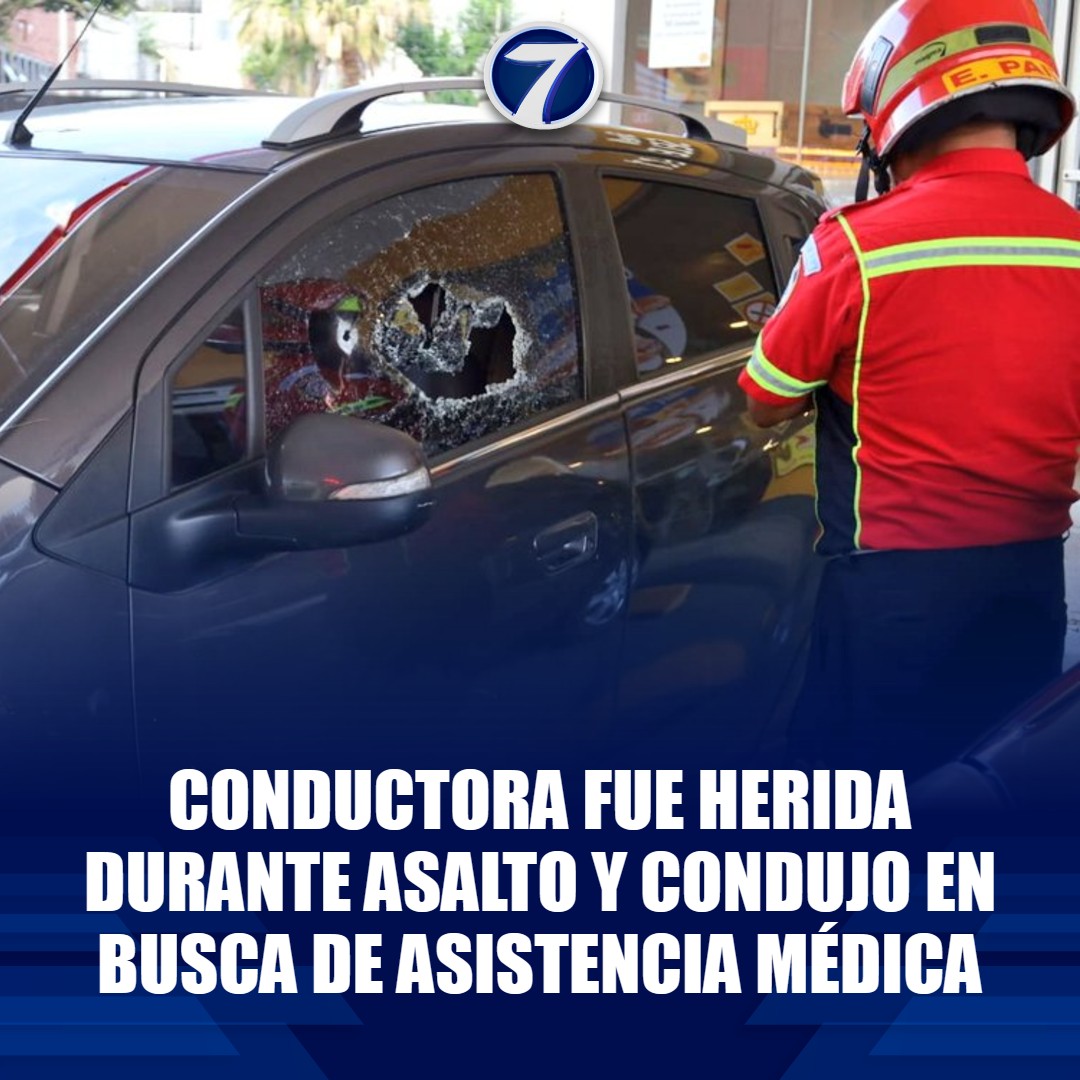 Conductora de vehículo solicitó auxilio en la zona 4 capitalina.