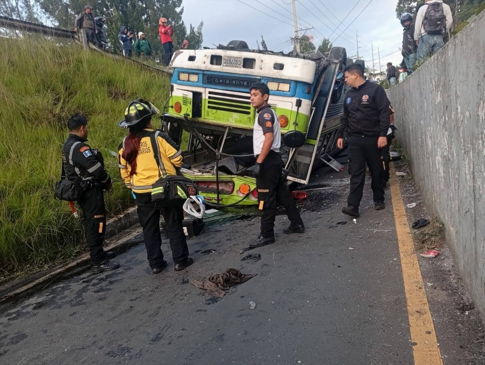 26 HERIDOS EN PUENTE TINCO CALZADA ROOSEVELT