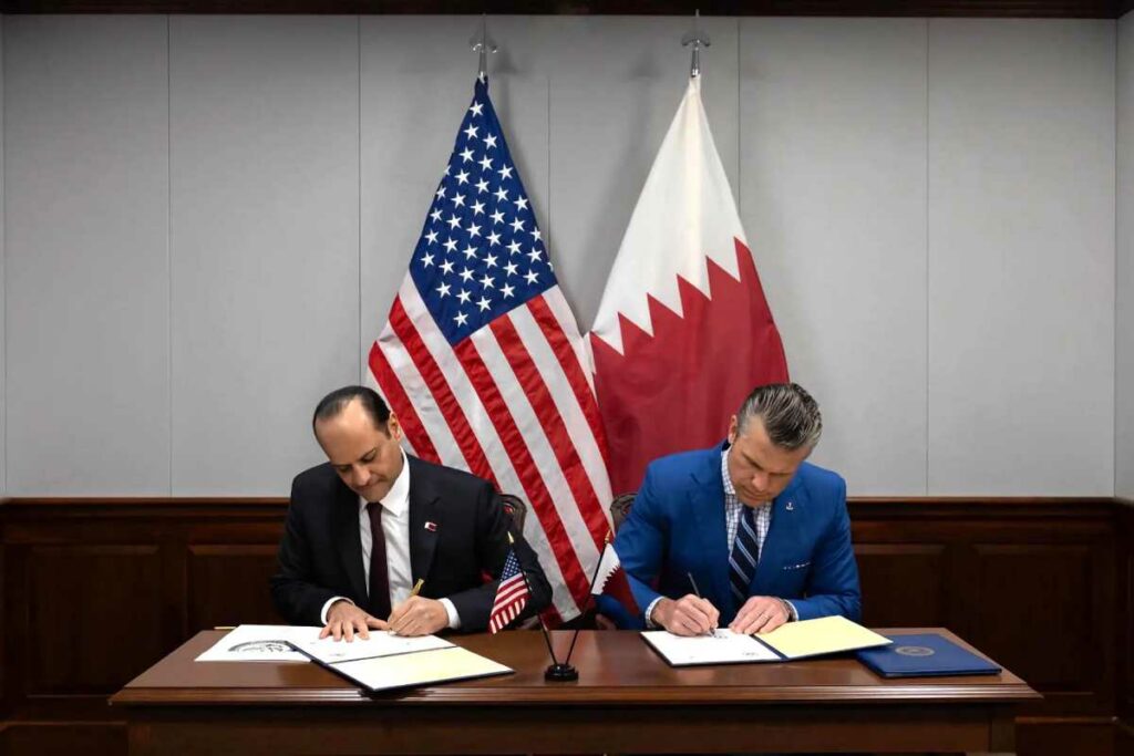 EE.UU. anuncia un acuerdo para construir una base aérea de Catar en Idaho