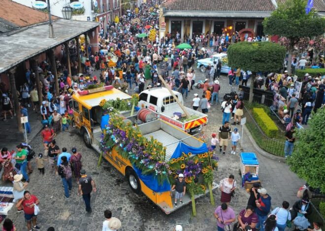 ATENCIÓN! Hoy inicio la novena edición del festival de las flores  en AntiguaGuatemala