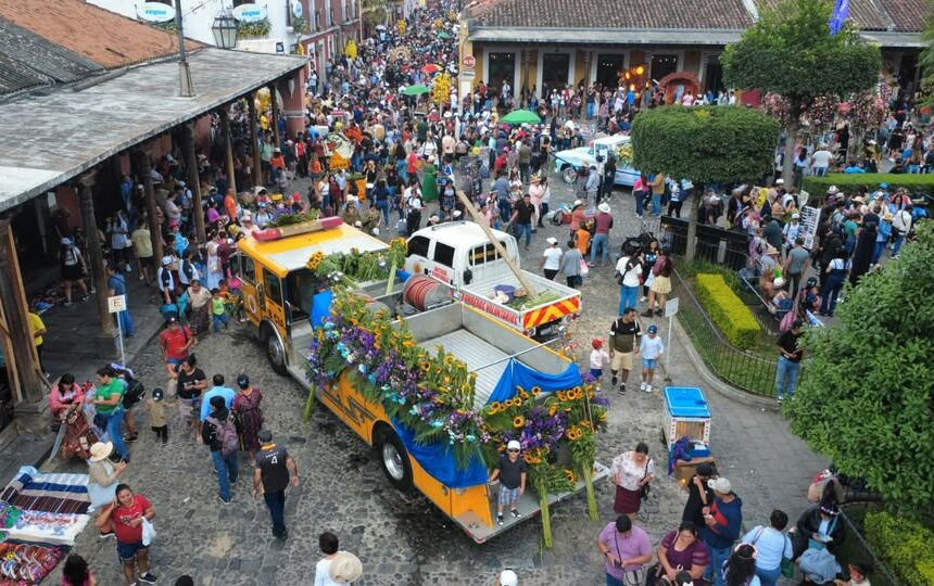 ATENCIÓN! Hoy inicio la novena edición del festival de las flores  en AntiguaGuatemala