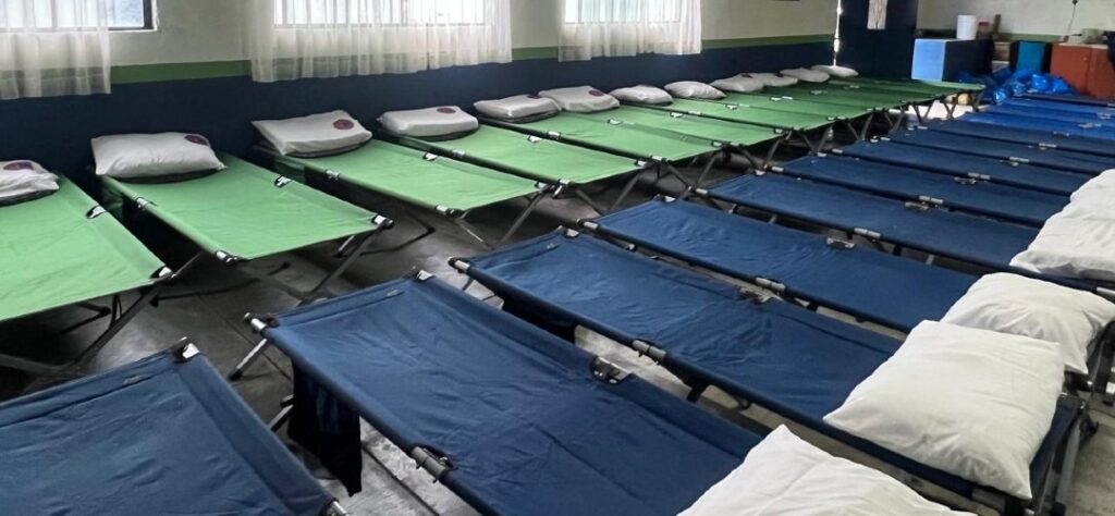 Habilitan primer albergue por bajas temperaturas en la zona 3 capitalina