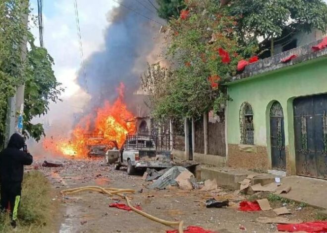 Detonación en cohetería genera enorme nube de humo y pánico en el municipio