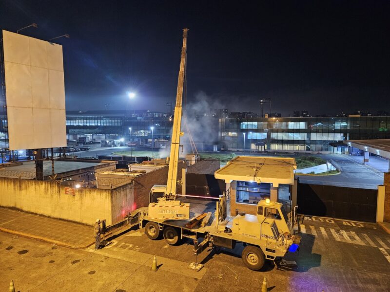 Avanzan trabajos para renovar el sistema de aire acondicionado en el Aeropuerto La Aurora