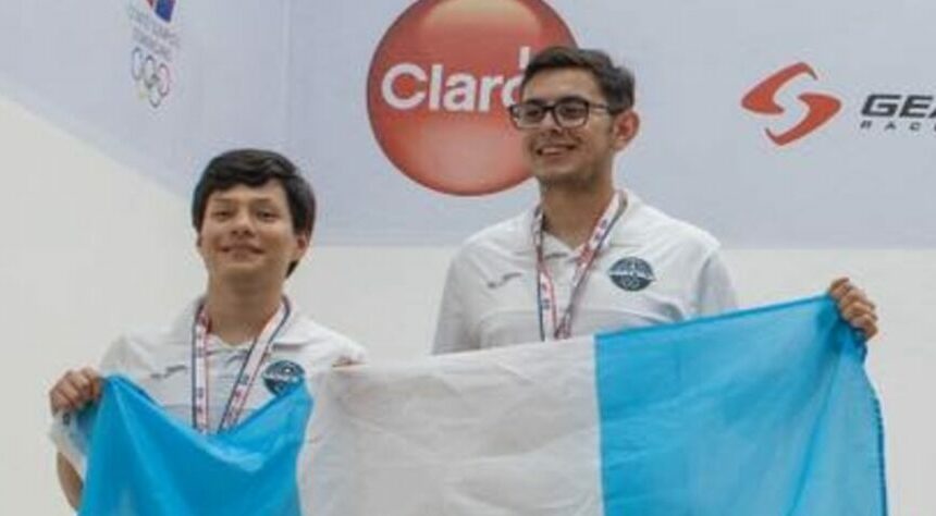 Guatemala gana medalla de plata en el Mundial Junior de Raquetbol