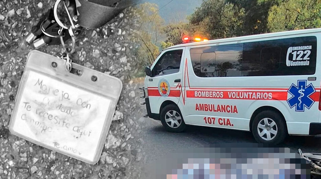 “Maneja con cuidado”, el mensaje que portaba un motorista que falleció por accidente en ruta a Pastores